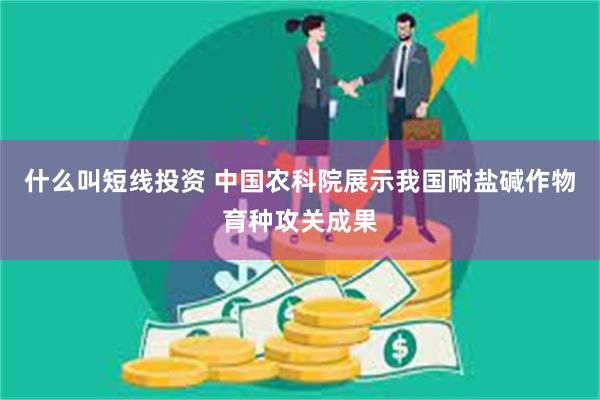 什么叫短线投资 中国农科院展示我国耐盐碱作物育种攻关成果