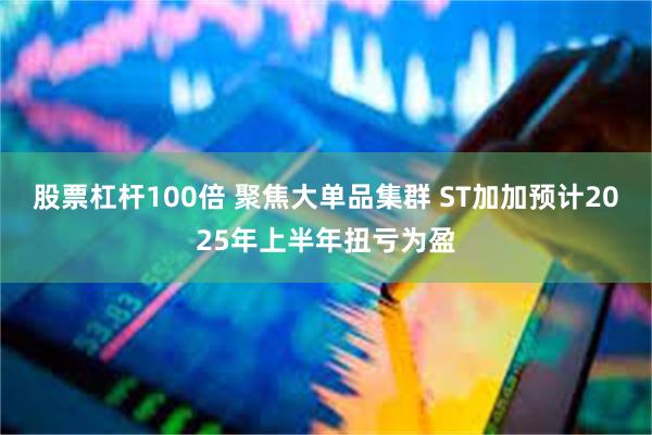 股票杠杆100倍 聚焦大单品集群 ST加加预计2025年上半年扭亏为盈